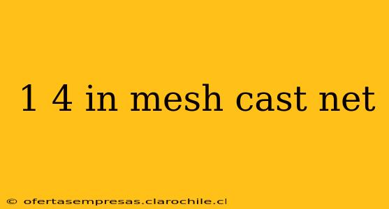 1 4 in mesh cast net
