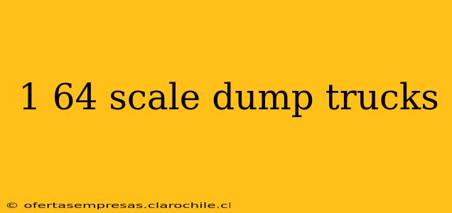 1 64 scale dump trucks