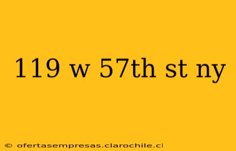 119 w 57th st ny