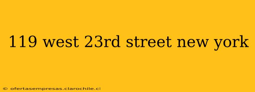 119 west 23rd street new york