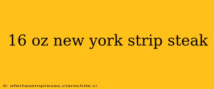16 oz new york strip steak