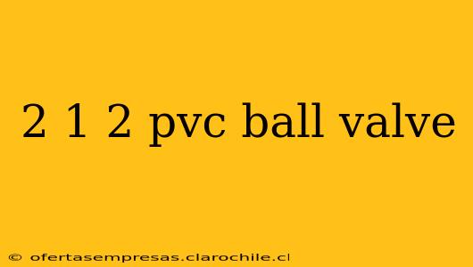 2 1 2 pvc ball valve