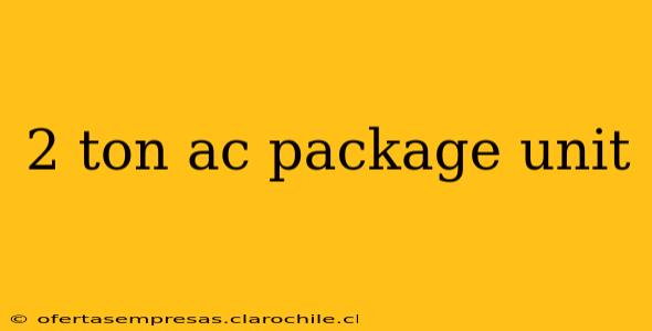 2 ton ac package unit