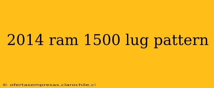 2014 ram 1500 lug pattern