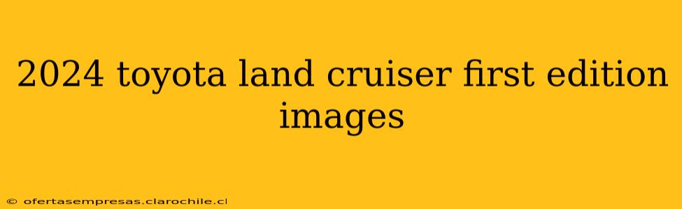 2024 toyota land cruiser first edition images