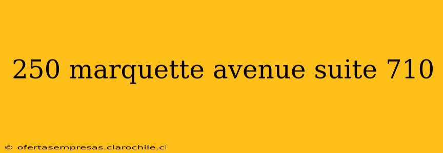 250 marquette avenue suite 710 250 marquette avenue suite 710
