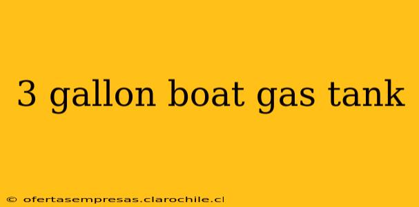 3 gallon boat gas tank