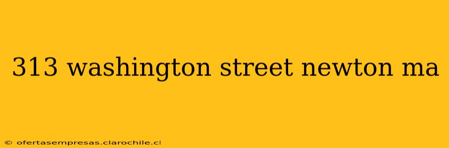 313 washington street newton ma