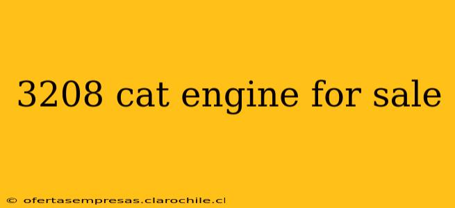 3208 cat engine for sale
