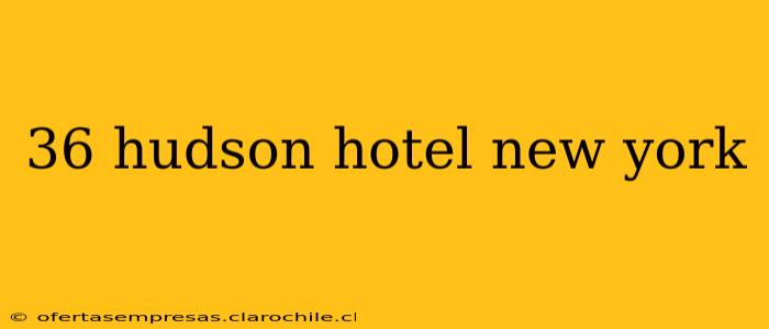 36 hudson hotel new york