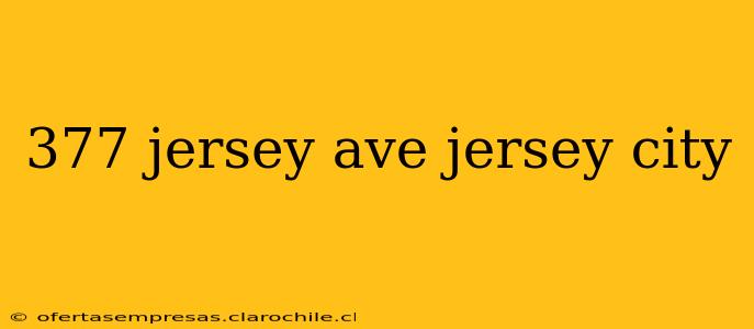 377 jersey ave jersey city