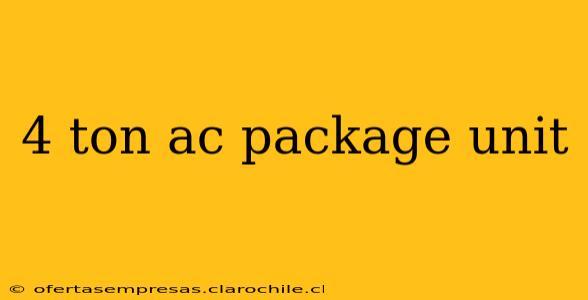 4 ton ac package unit
