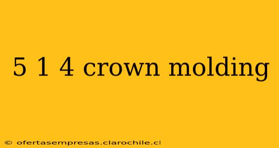 5 1 4 crown molding