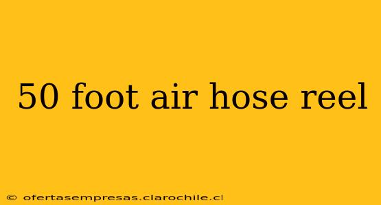 50 foot air hose reel