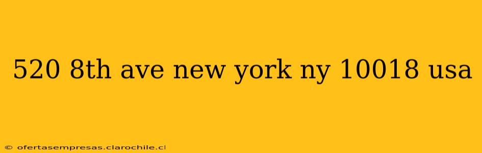 520 8th ave new york ny 10018 usa