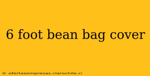6 foot bean bag cover