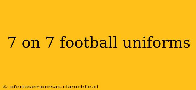 7 on 7 football uniforms