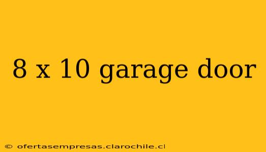 8 x 10 garage door