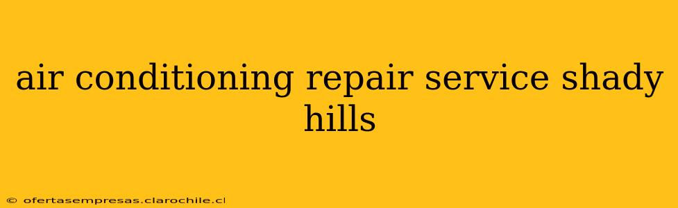 air conditioning repair service shady hills
