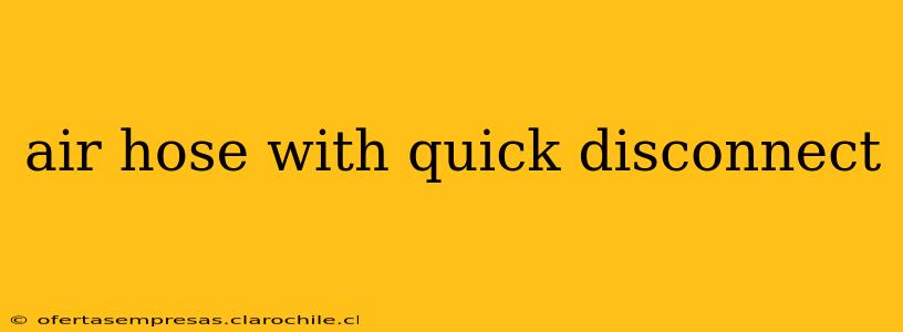 air hose with quick disconnect