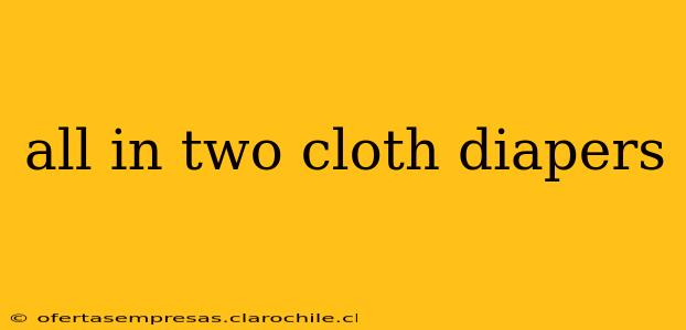 all in two cloth diapers