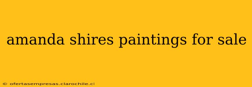 amanda shires paintings for sale