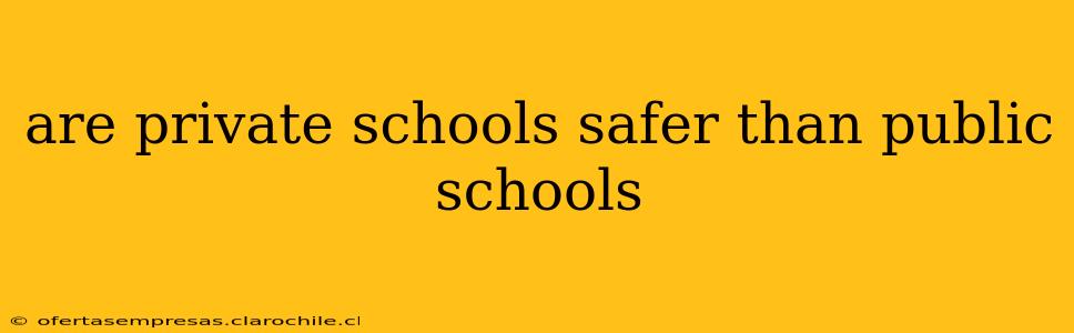 are private schools safer than public schools