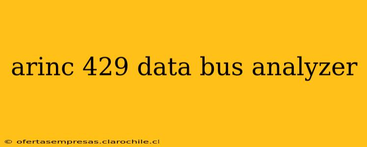 arinc 429 data bus analyzer