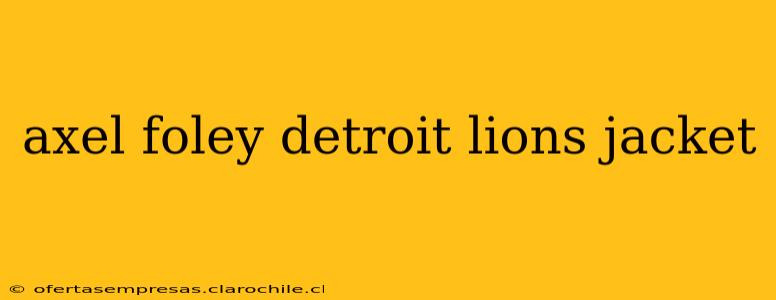 axel foley detroit lions jacket