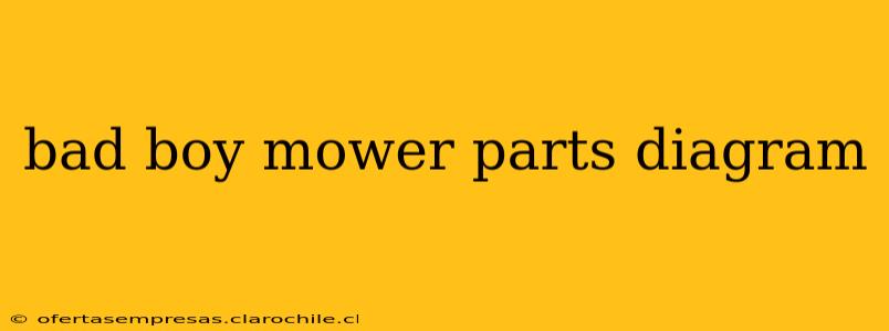 bad boy mower parts diagram