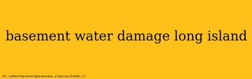 basement water damage long island