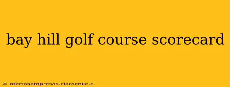 bay hill golf course scorecard