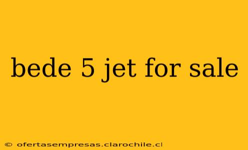 bede 5 jet for sale
