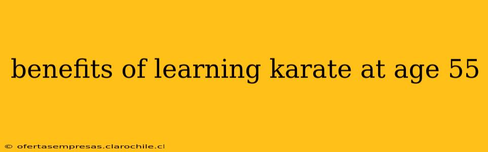 benefits of learning karate at age 55