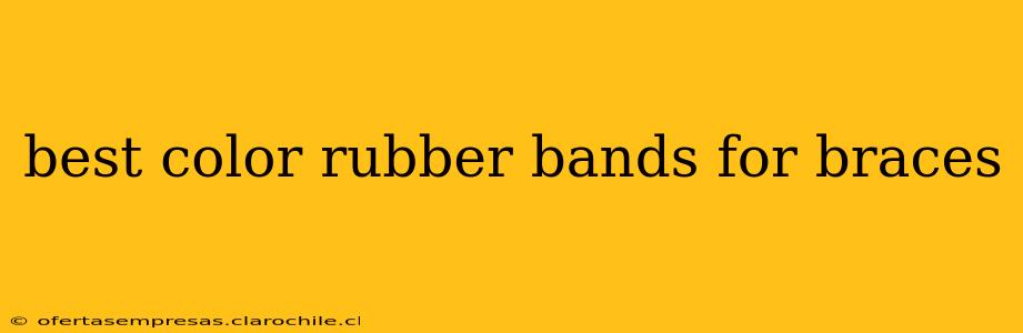 best color rubber bands for braces