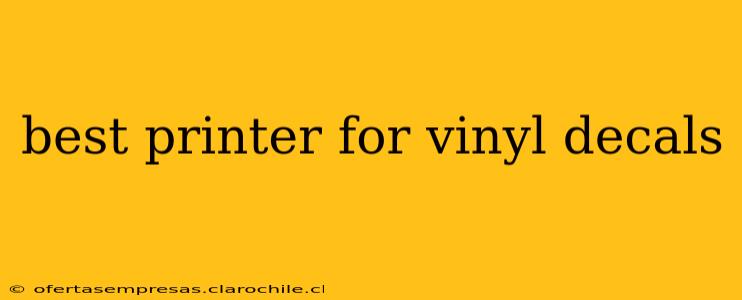 best printer for vinyl decals