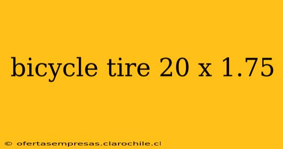 bicycle tire 20 x 1.75
