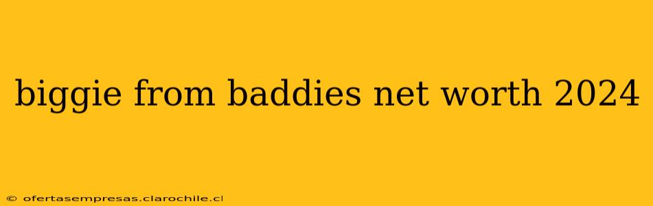 biggie from baddies net worth 2024