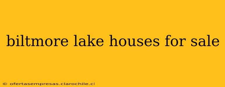biltmore lake houses for sale