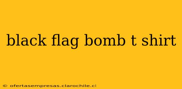 black flag bomb t shirt