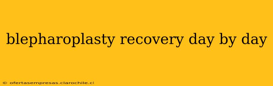 blepharoplasty recovery day by day