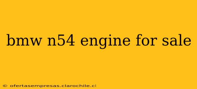 bmw n54 engine for sale