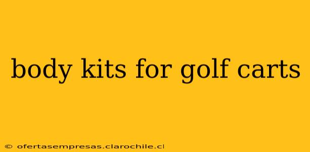 body kits for golf carts