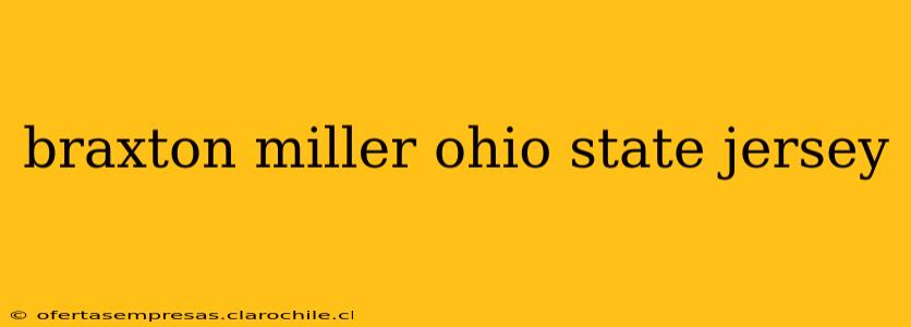 braxton miller ohio state jersey