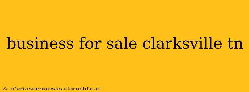 business for sale clarksville tn