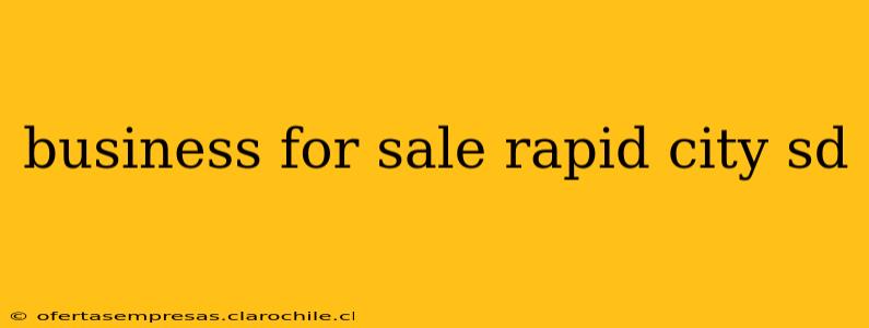business for sale rapid city sd