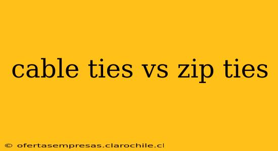 cable ties vs zip ties