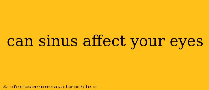 can sinus affect your eyes