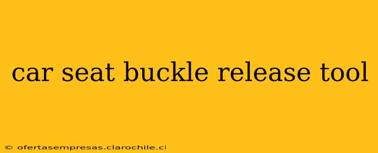 car seat buckle release tool