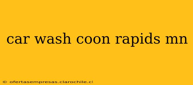 car wash coon rapids mn